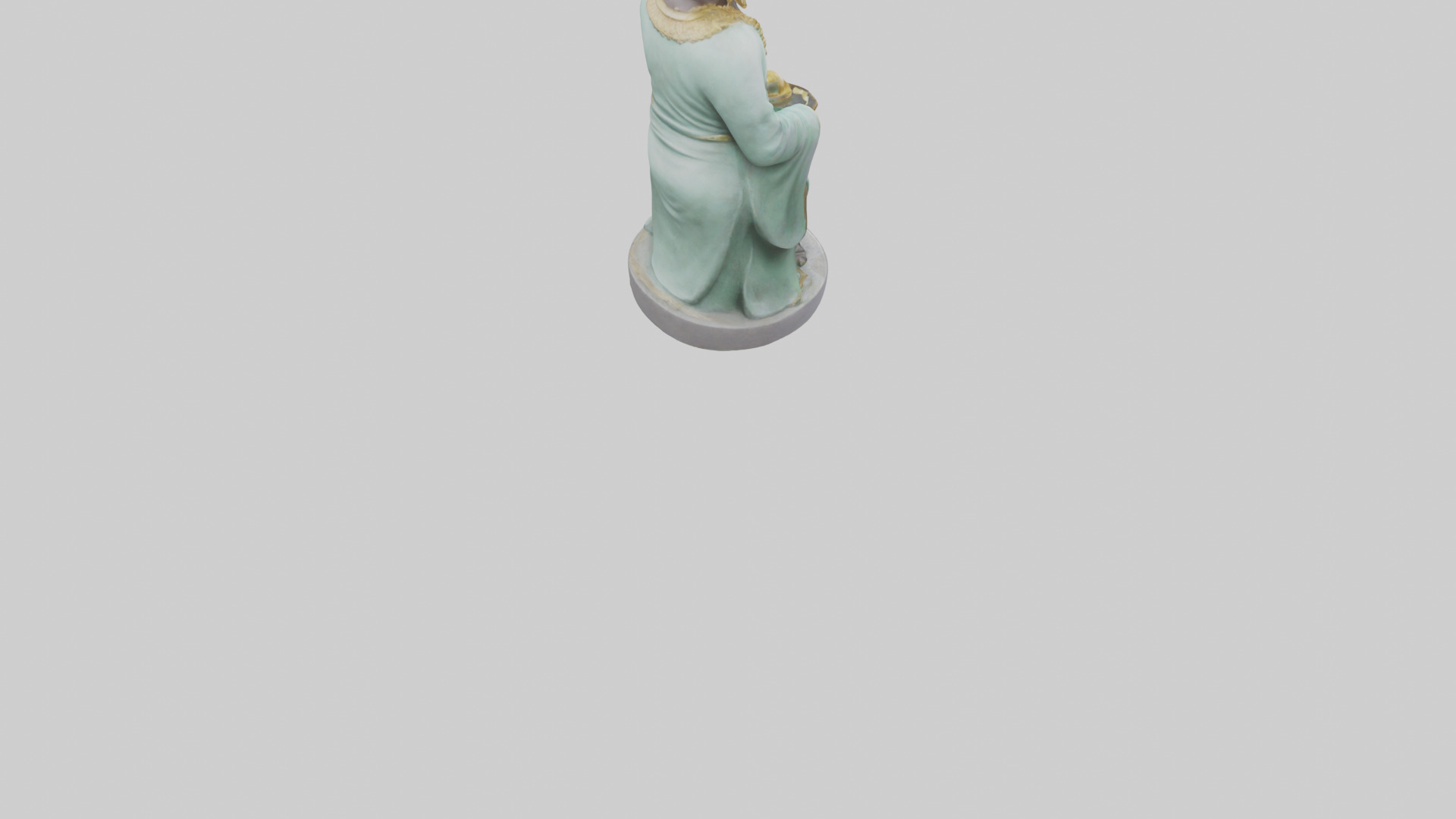 Orunmila statue model 3D model_4