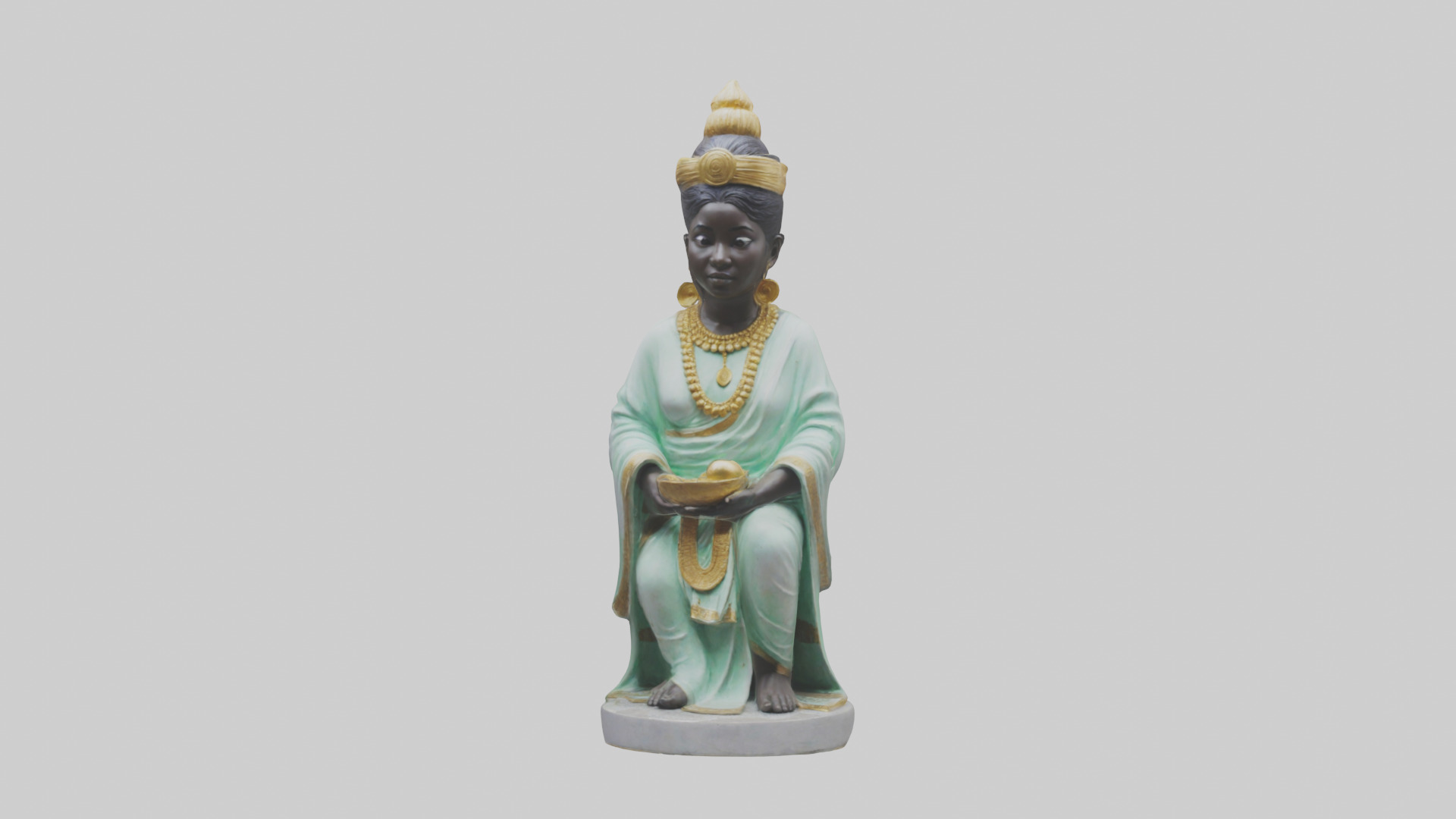 Orunmila statue model 3D model_9