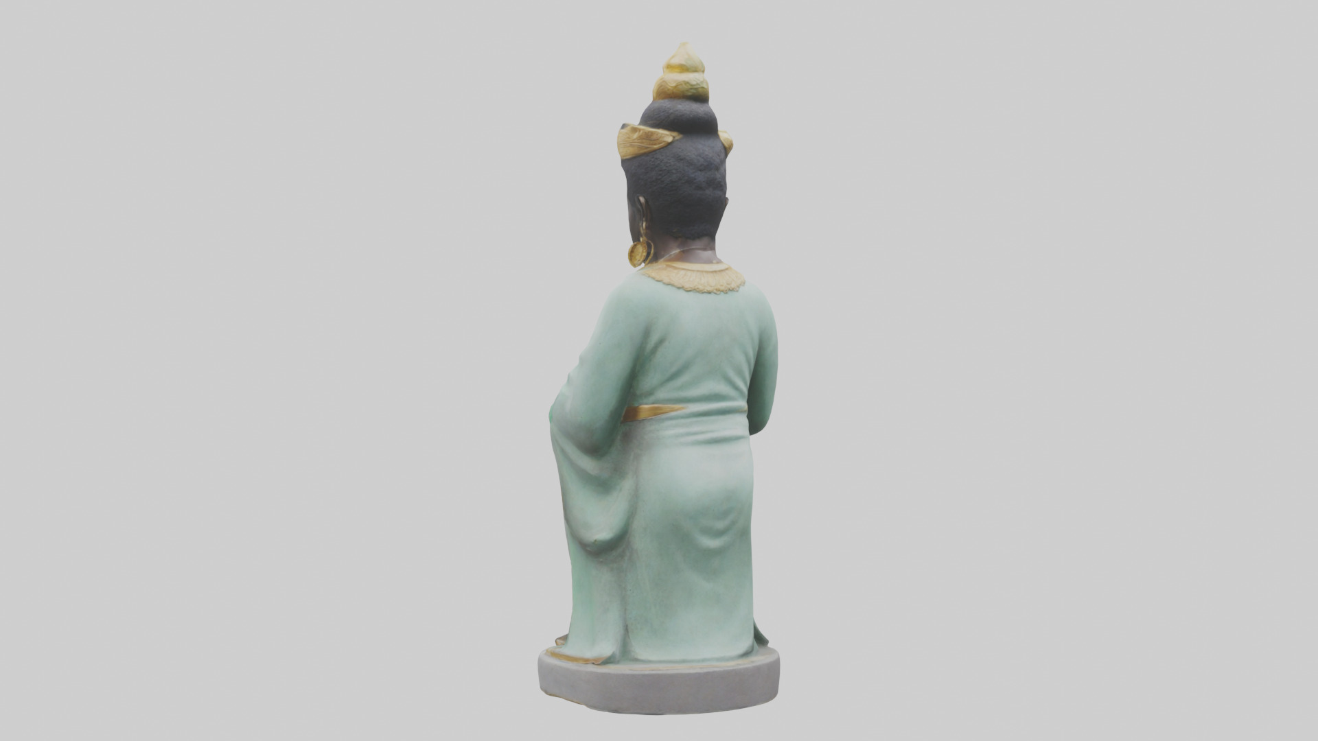 Orunmila statue model 3D model_1