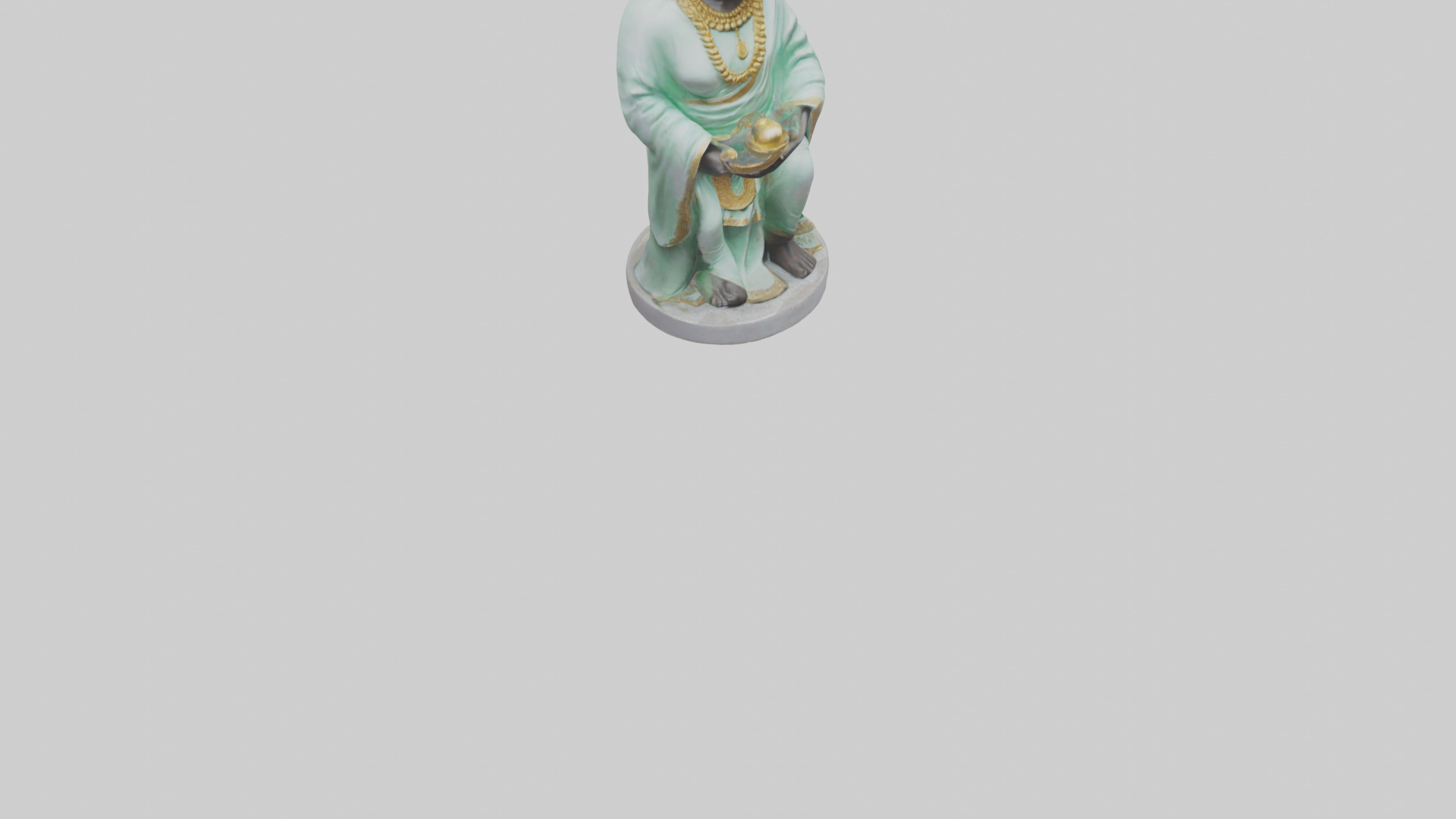 Orunmila statue model 3D model_6