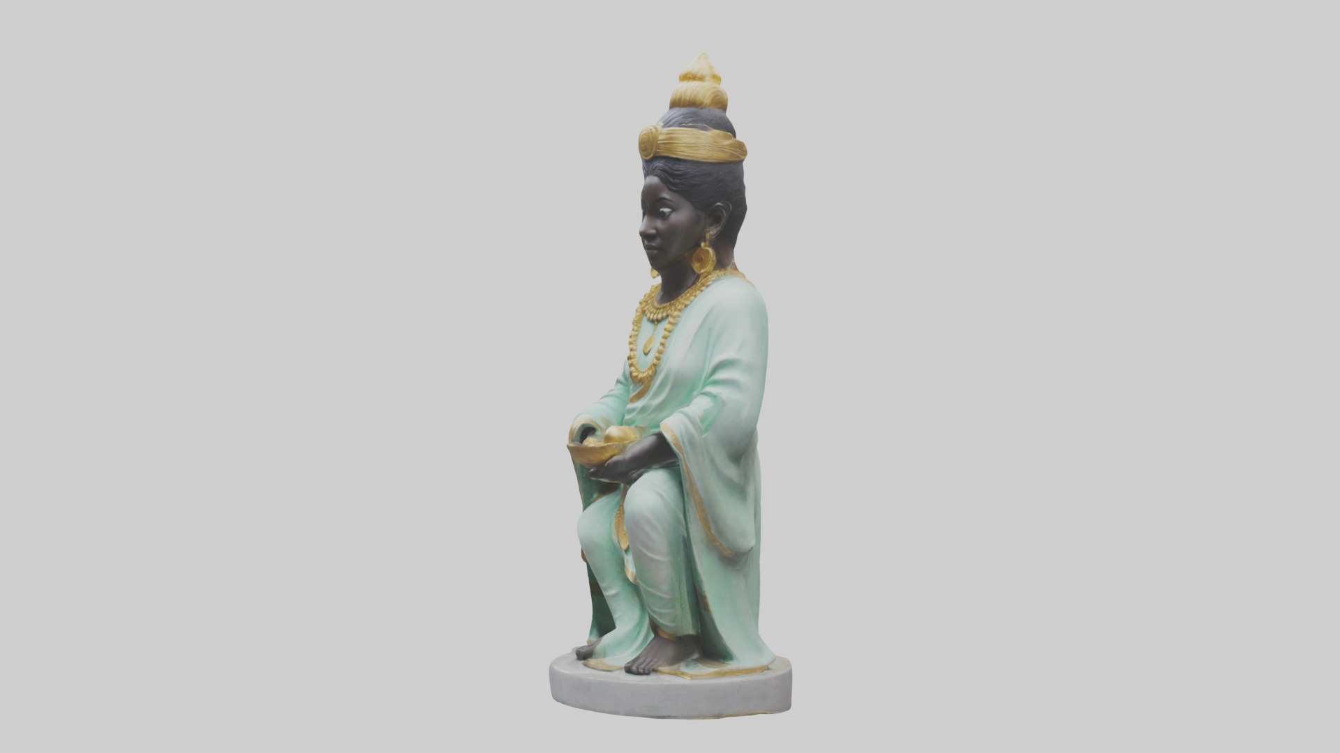 Orunmila statue model 3D model_10