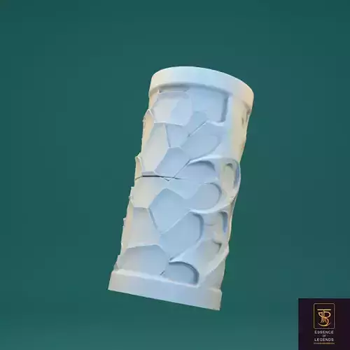 Sculptural candle design - Model W3 Structure 2