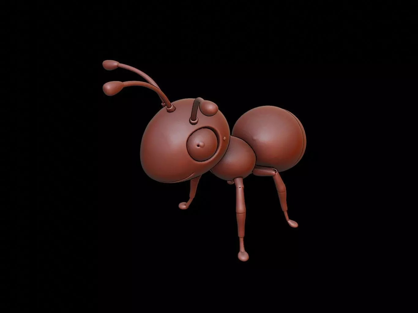 Ant Animal Cartoon 3D print model_0