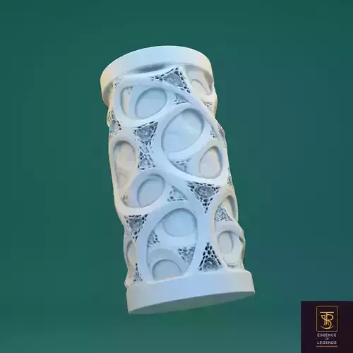 Sculptural candle design - Model W3 Structure 3