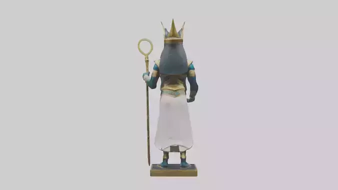 Osiris statue model 3D model