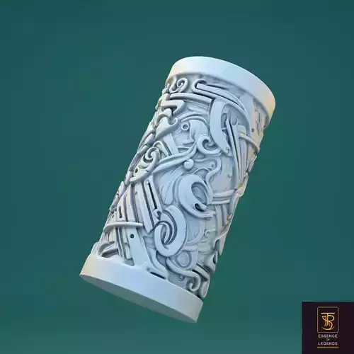 Sculptural candle design - Model W1 Abstract 1