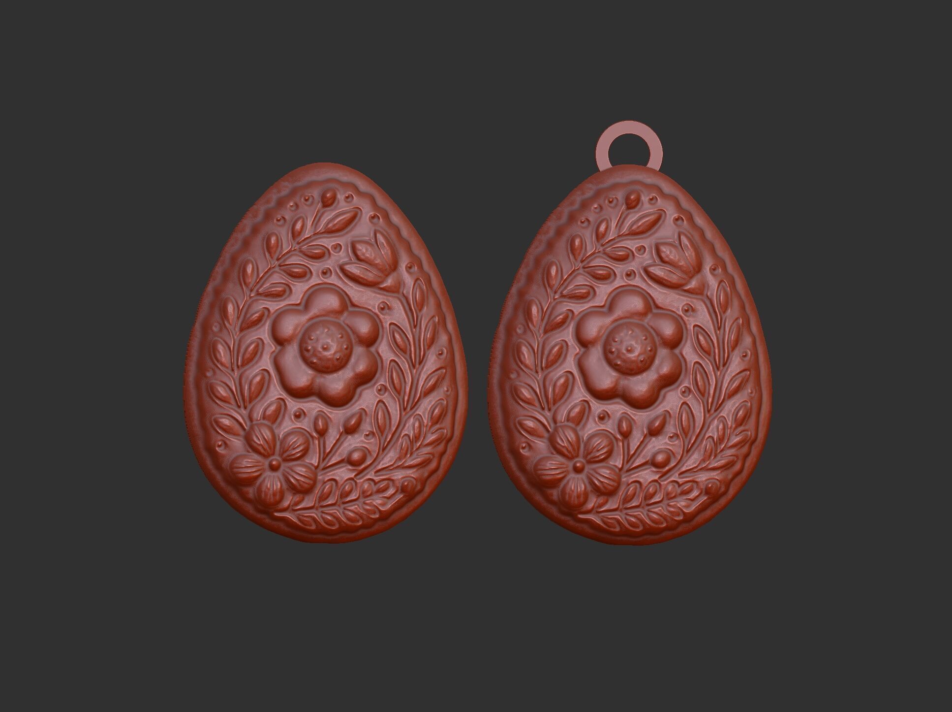 Easter egg cookie decor 3D print model_22