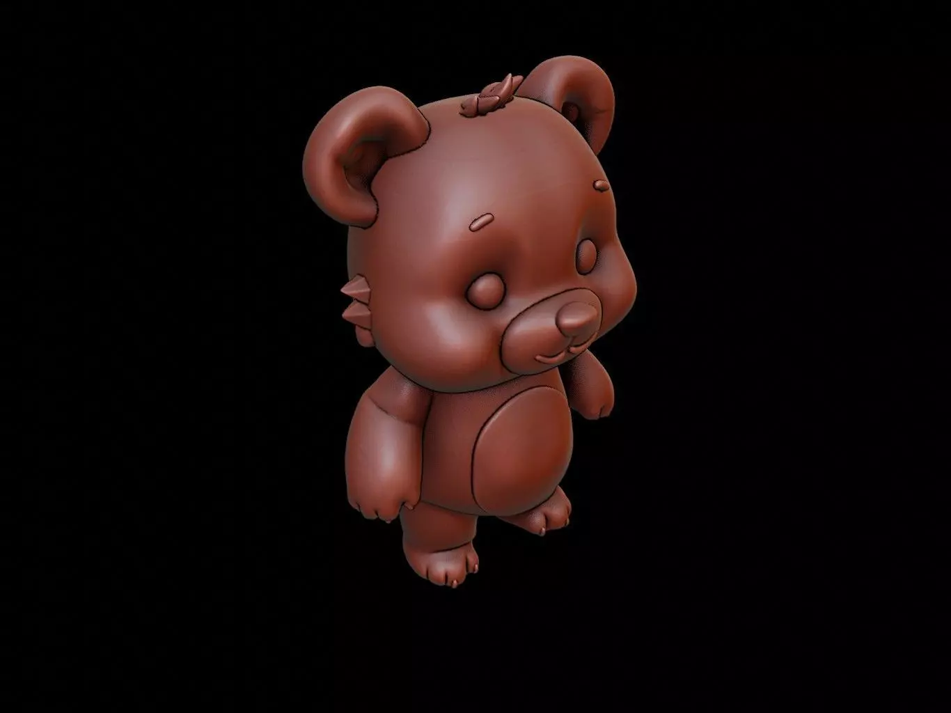 Bear Animal Cartoon 3D print model_0