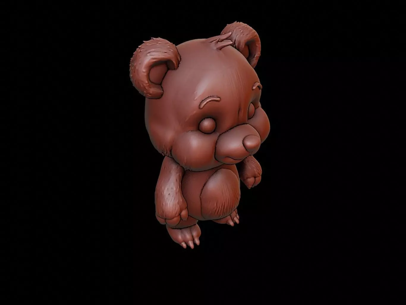 Bear Animal Cartoon 3D print model_0