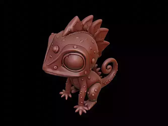 Chameleon Animal Cartoon