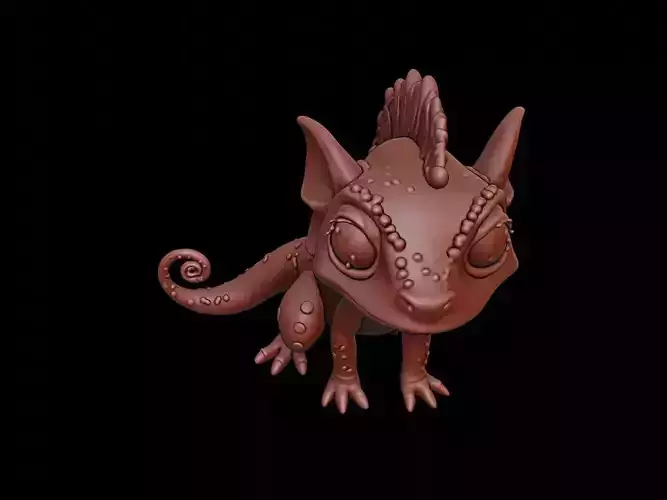 Chameleon Animal Cartoon