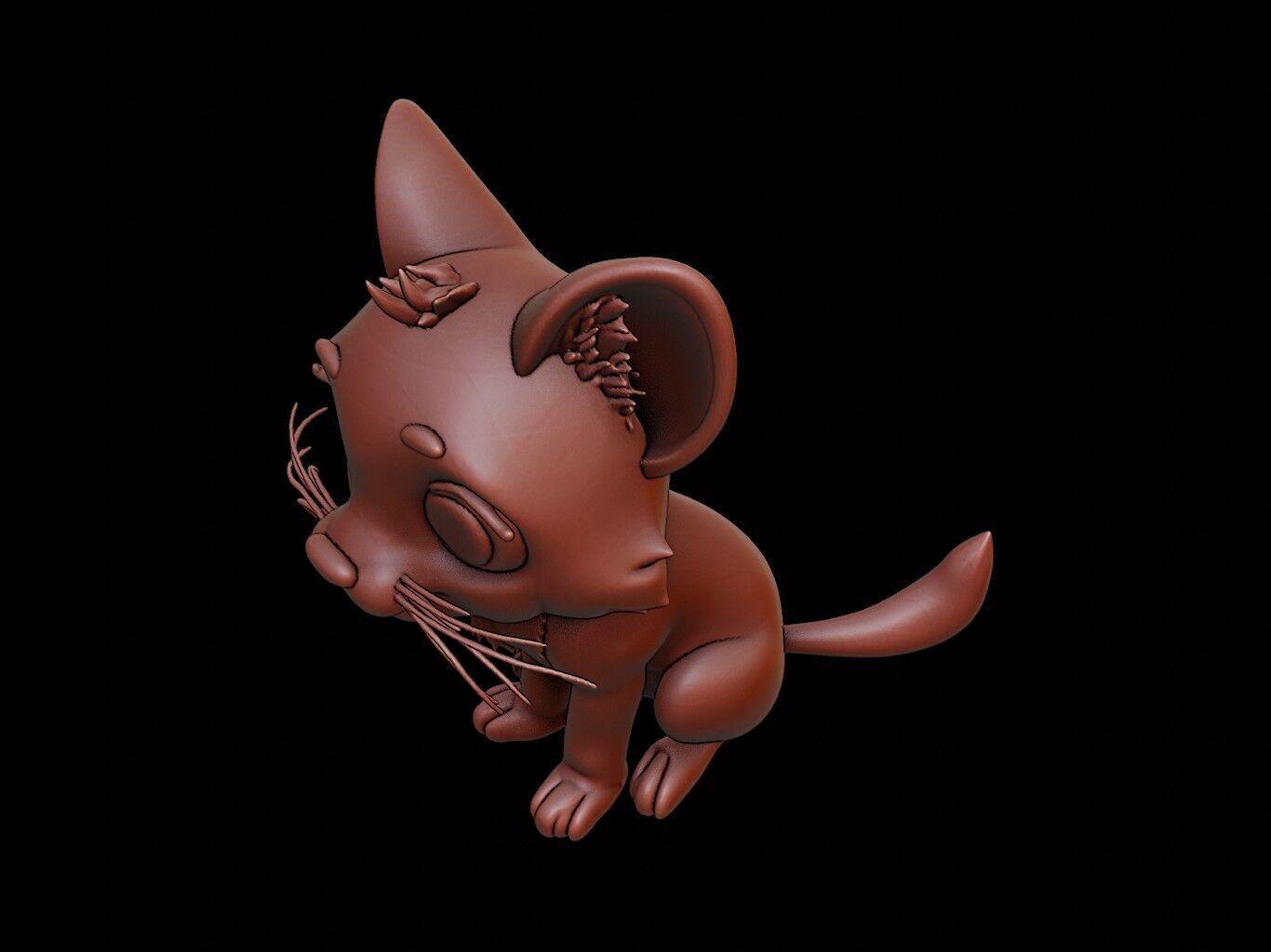 Cheetah Animal Cartoon 3D print model_1