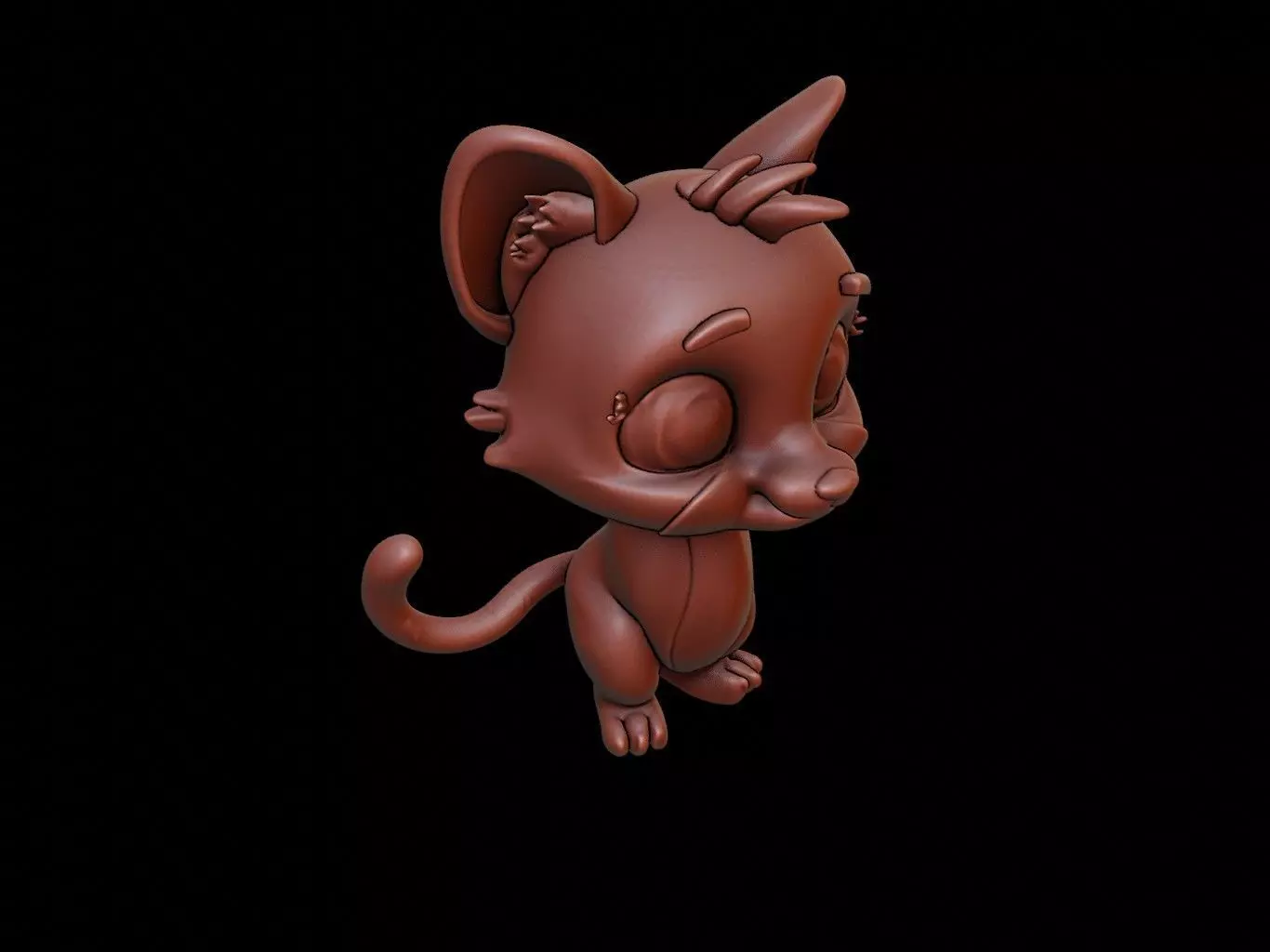 Cheetah Animal Cartoon 3D print model_0