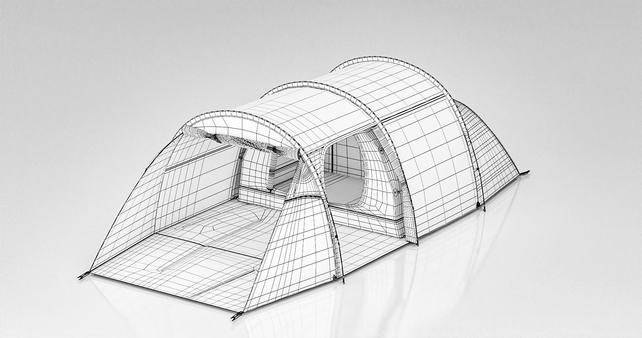 Camping Tent 3D model_4