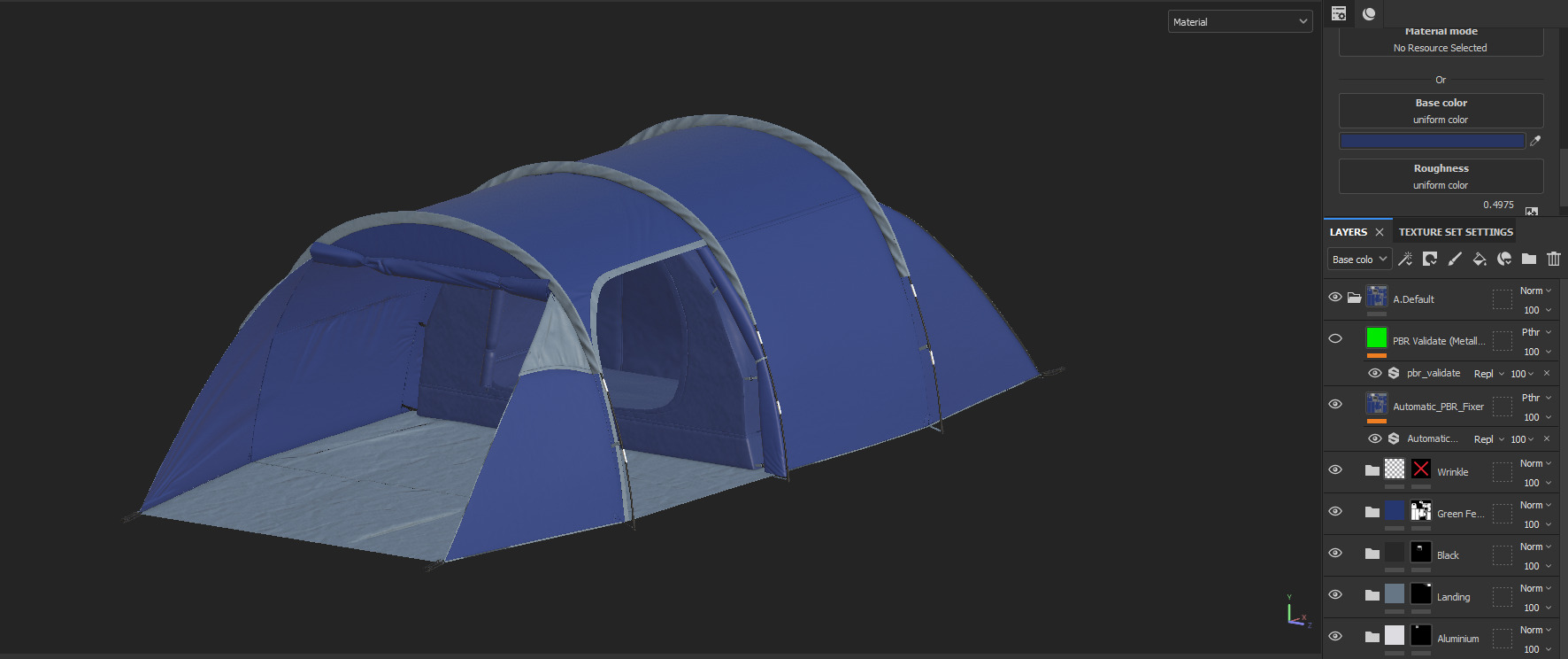 Camping Tent 3D model_21
