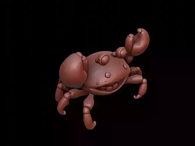 Crab Animal Cartoon 3D print model