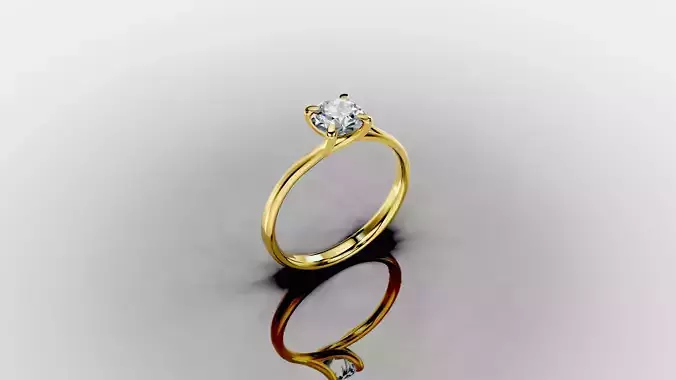 ANEL SOLITARIO 4 GARRAS