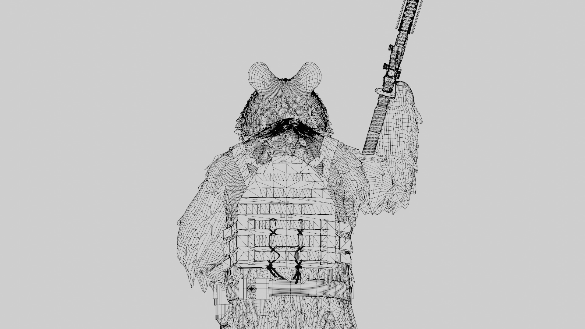 Tactical Mama Bear 3D print model_14