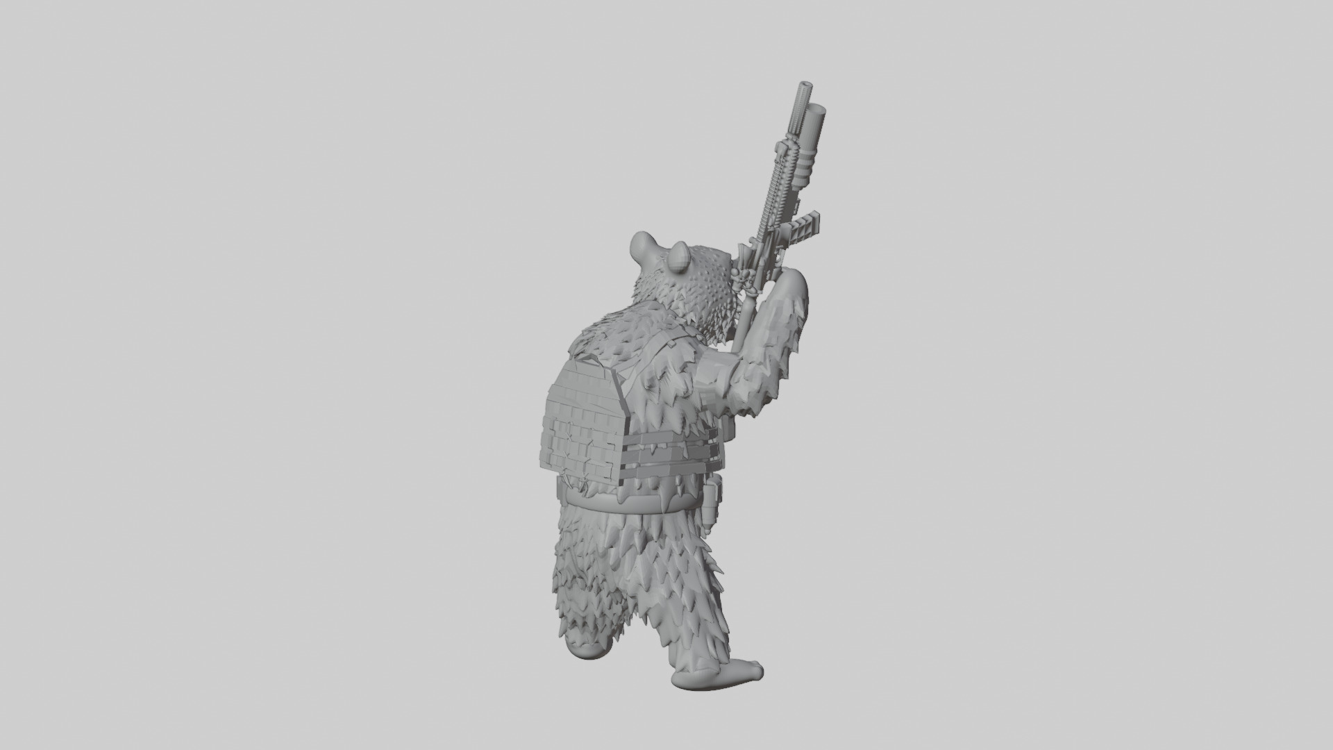 Tactical Mama Bear 3D print model_5