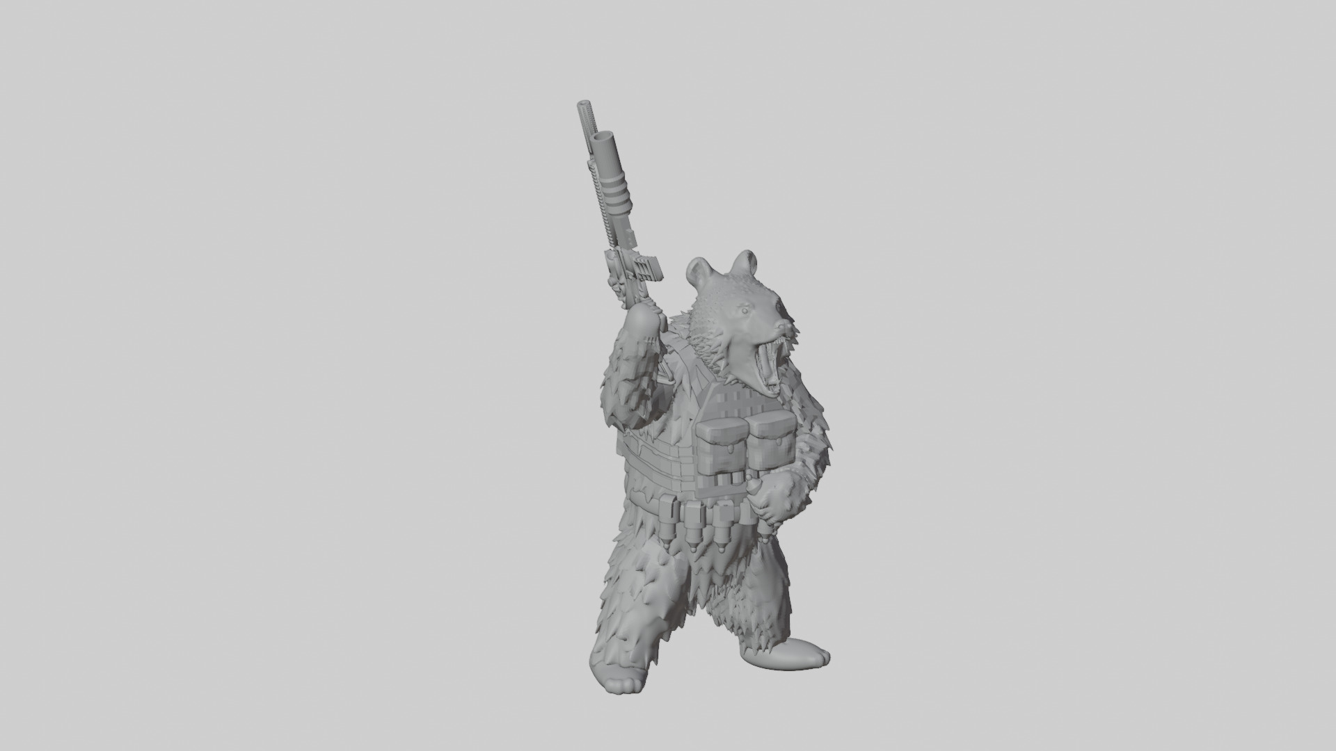 Tactical Mama Bear 3D print model_7