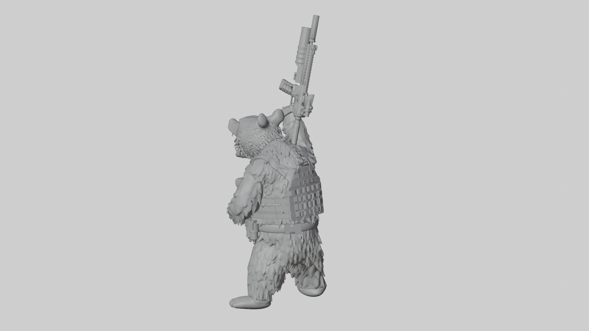 Tactical Mama Bear 3D print model_6