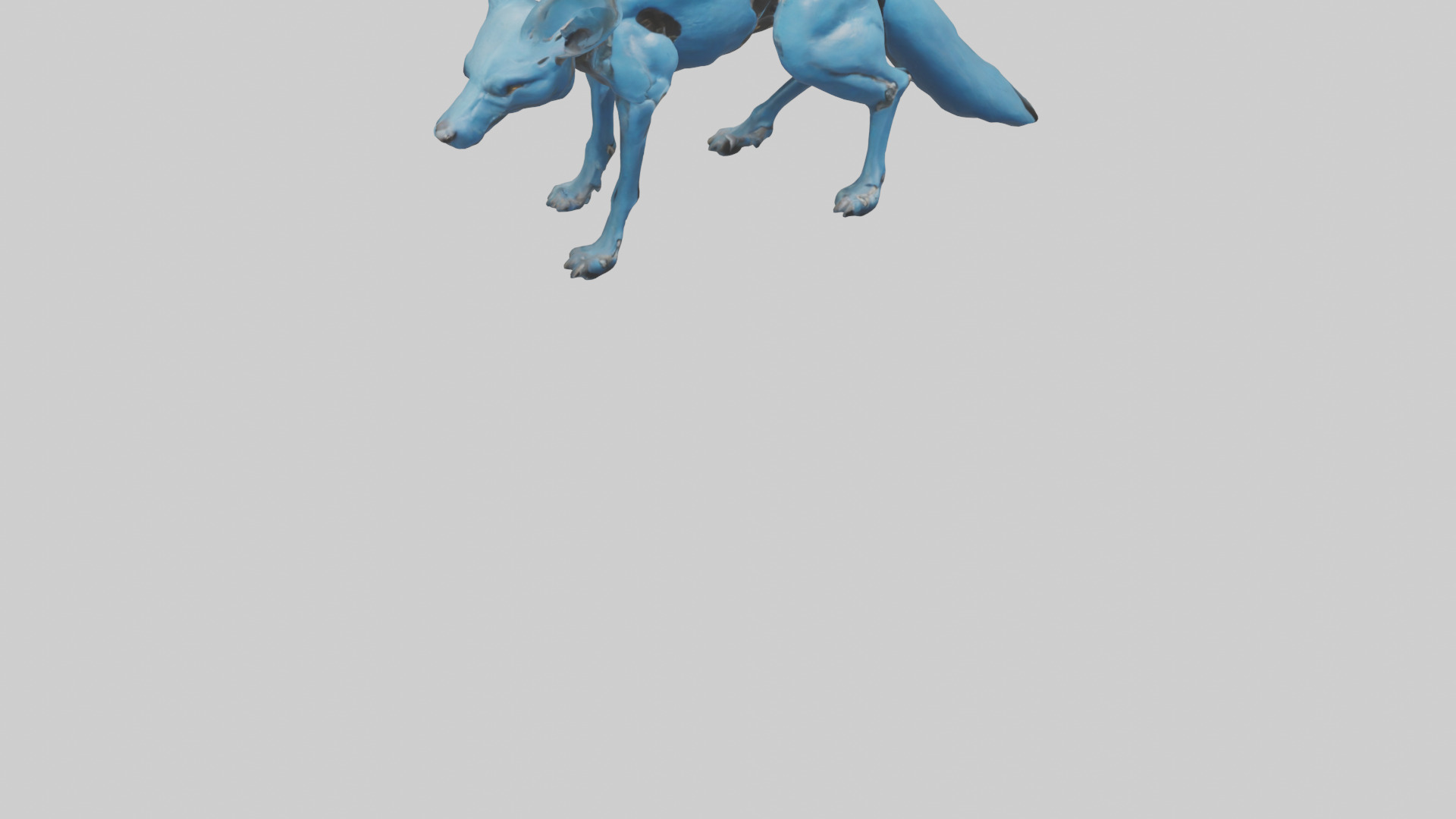 Otocyon Prowling model 3D model_6