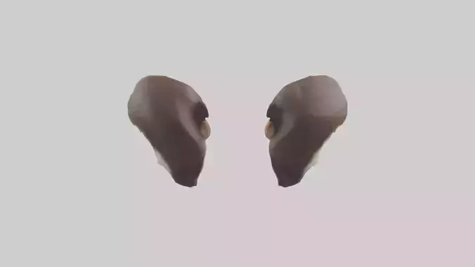 Otter Ears 3D model