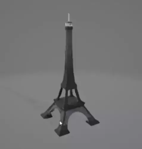 Stylized Eiffel Tower 3D Model