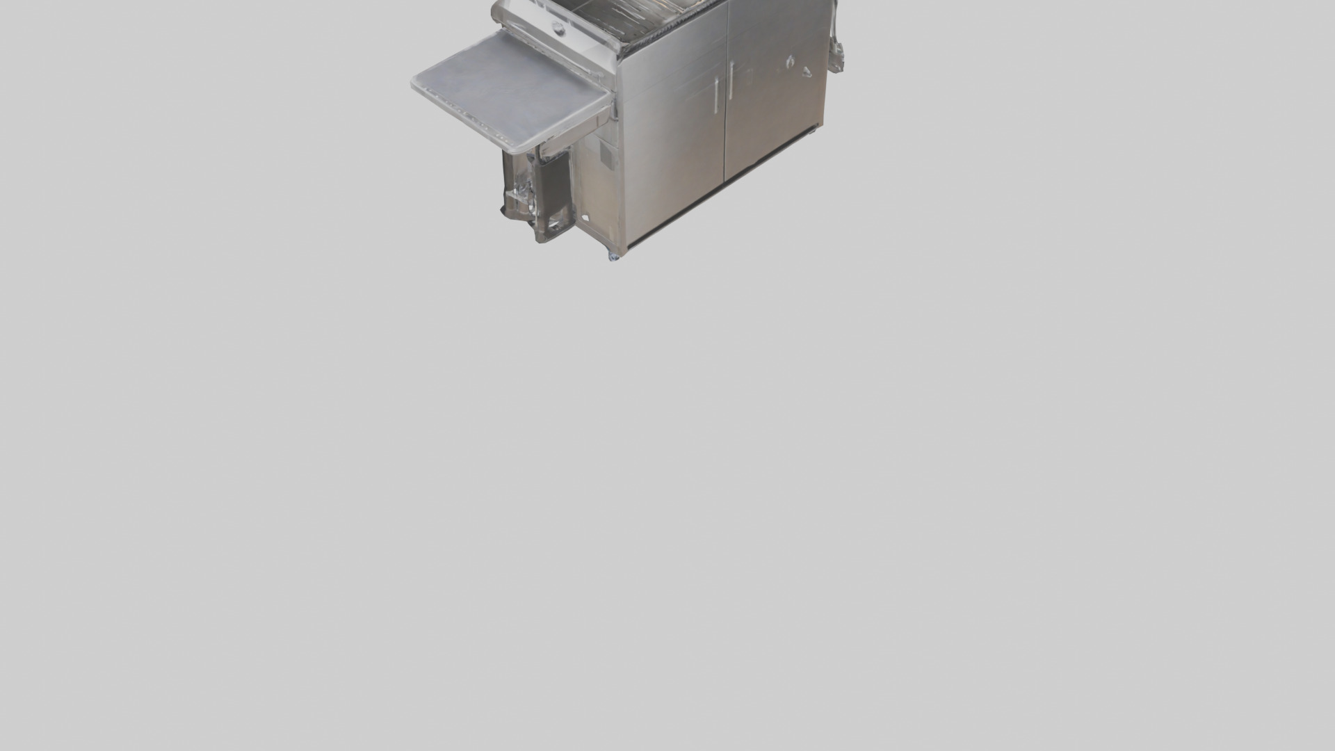 Outdoor BBQ Grill Set model 3D model_3