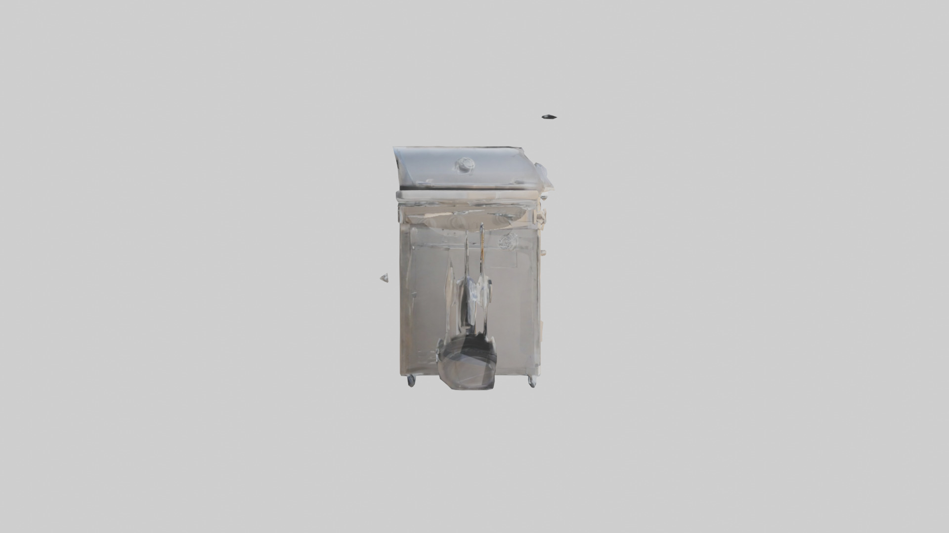 Outdoor BBQ Grill Set model 3D model_13