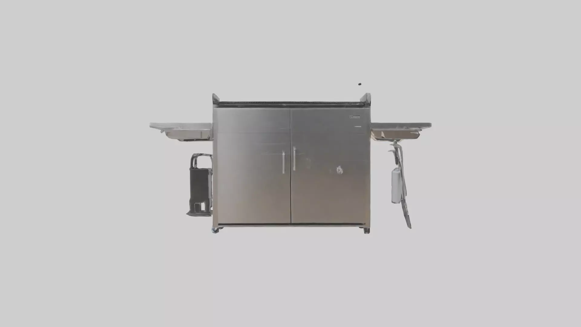 Outdoor BBQ Grill Set model 3D model_0