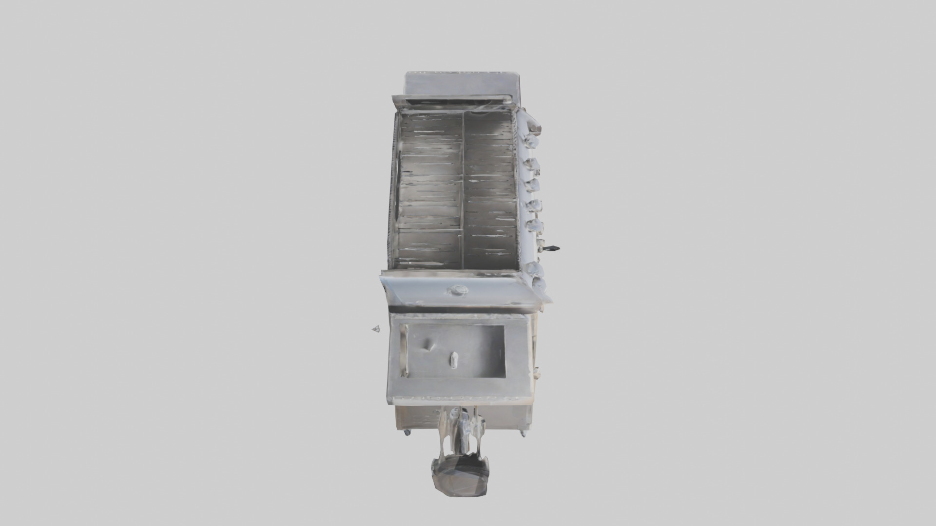 Outdoor BBQ Grill Set model 3D model_18