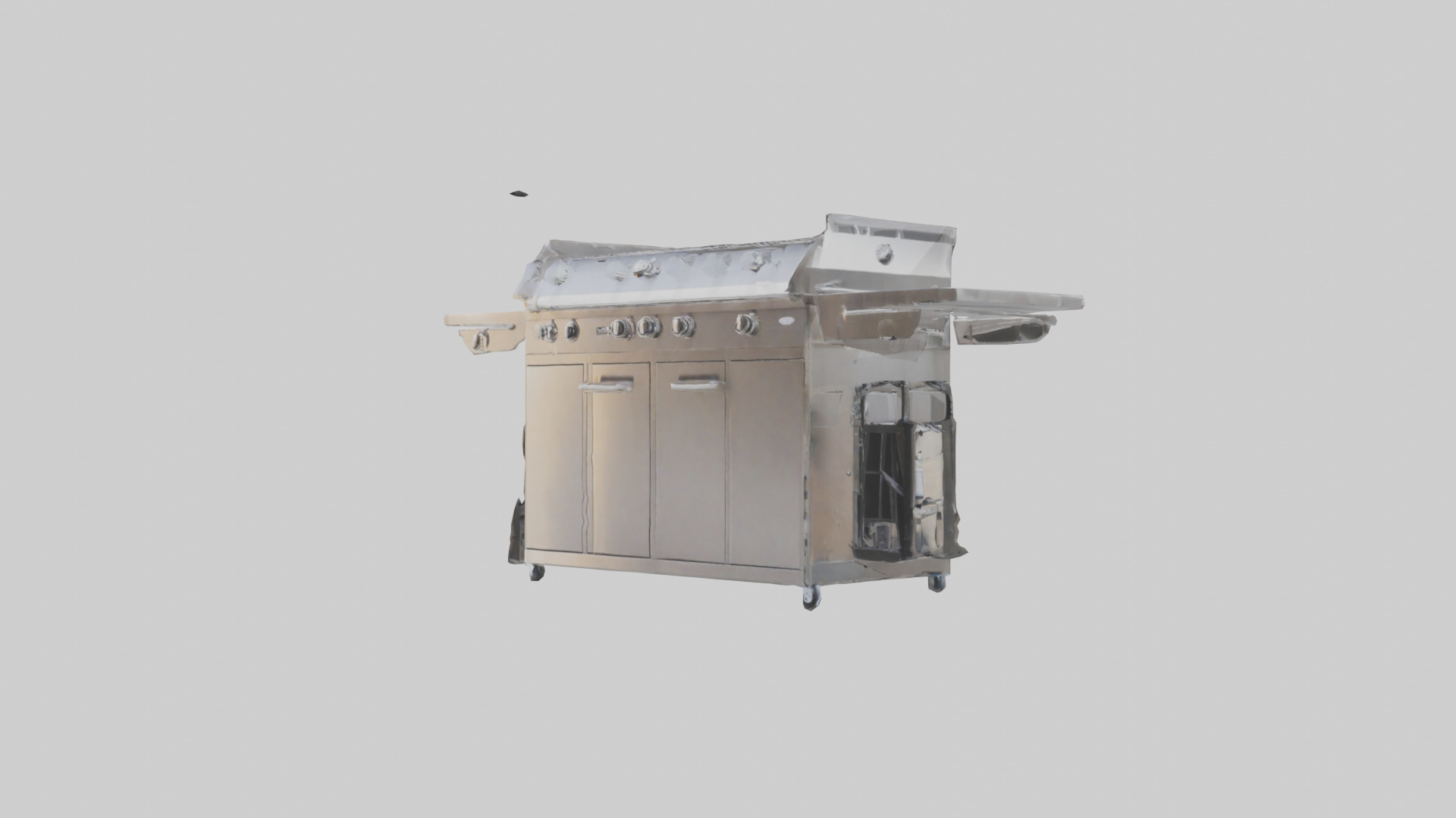 Outdoor BBQ Grill Set model 3D model_8