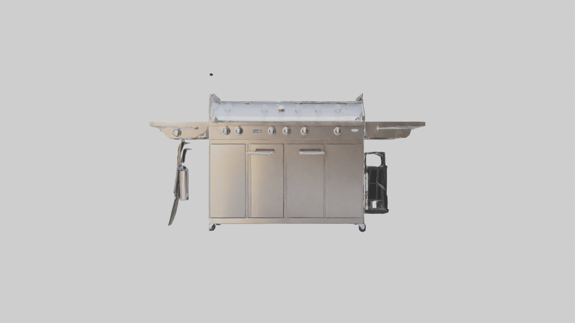 Outdoor BBQ Grill Set model 3D model_9