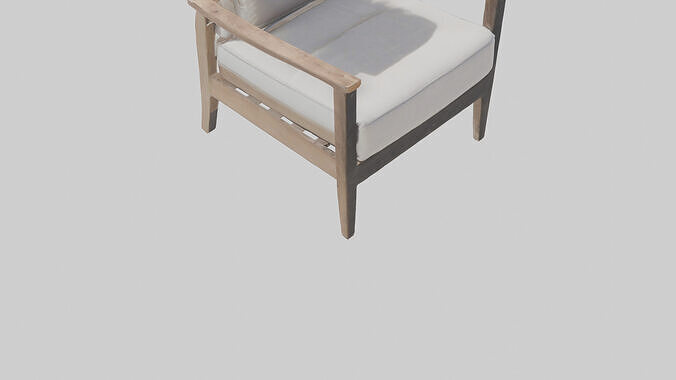 Outdoor Lounge Chair model 3D model 7