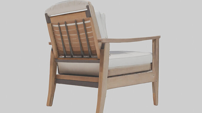 Outdoor Lounge Chair model 3D model 3