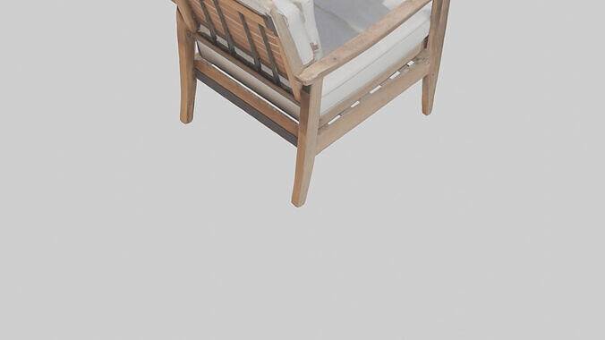 Outdoor Lounge Chair model 3D model 5