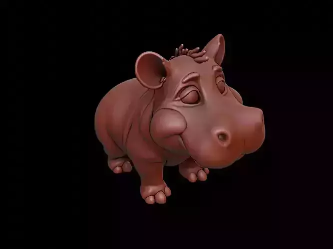 Hippopotamus Animal Cartoon