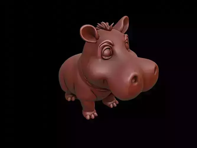 Hippopotamus Animal Cartoon