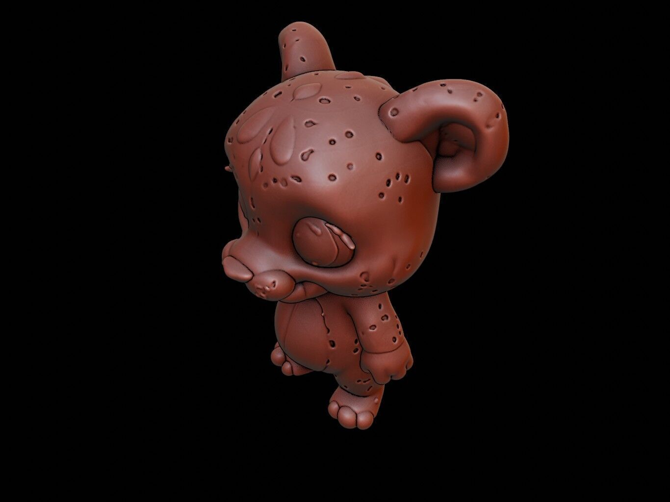Jaguar Animal Cartoon 3D print model_1