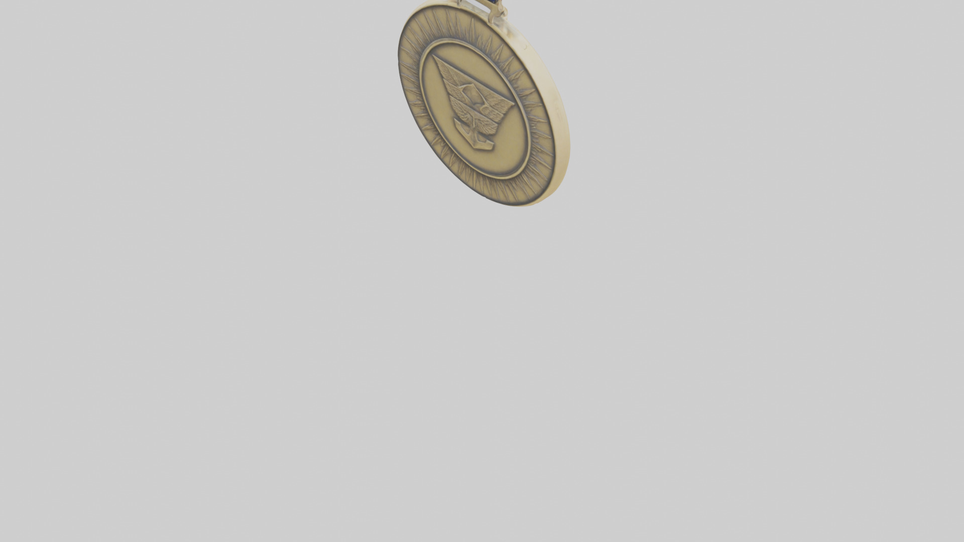 Outstanding Leadership Medal model 3D model_4