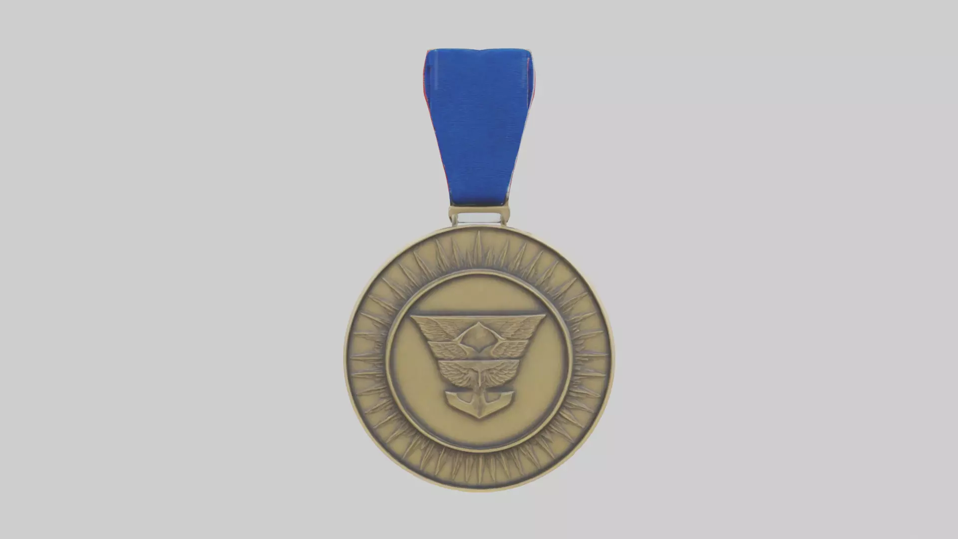 Outstanding Leadership Medal model 3D model_0