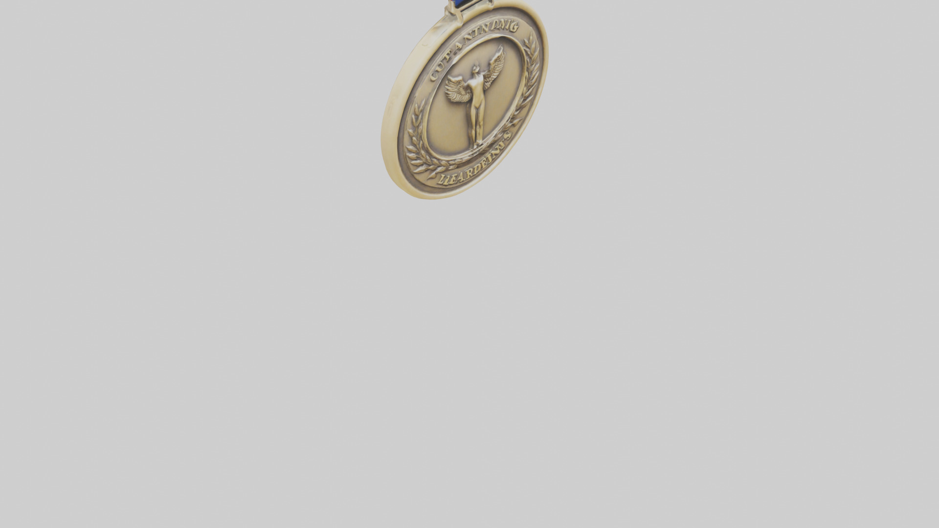 Outstanding Leadership Medal model 3D model_6
