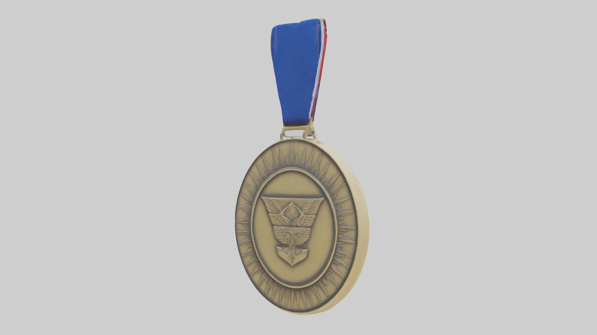Outstanding Leadership Medal model 3D model_2