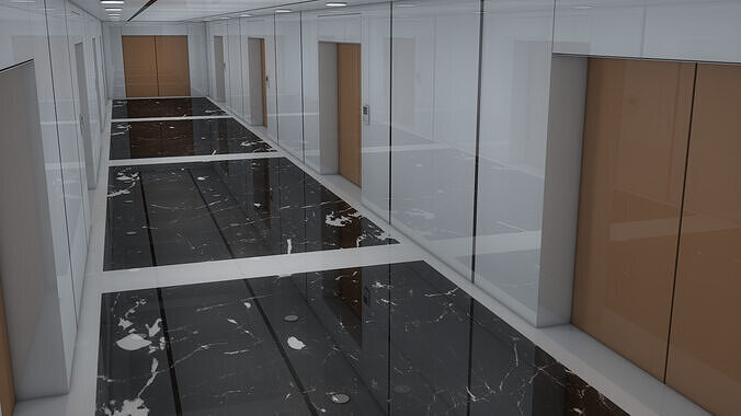 Modern Apartment Interior  3D model 7