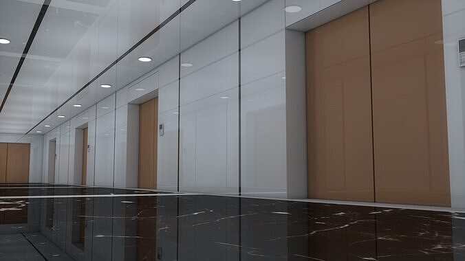Modern Apartment Interior  3D model 6