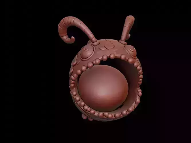 Mussel Animal Cartoon 3D print model