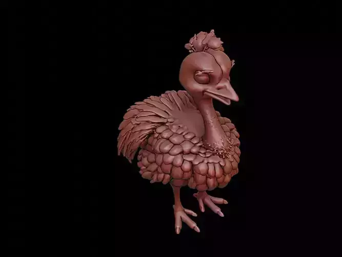 Ostrich Animal Cartoon