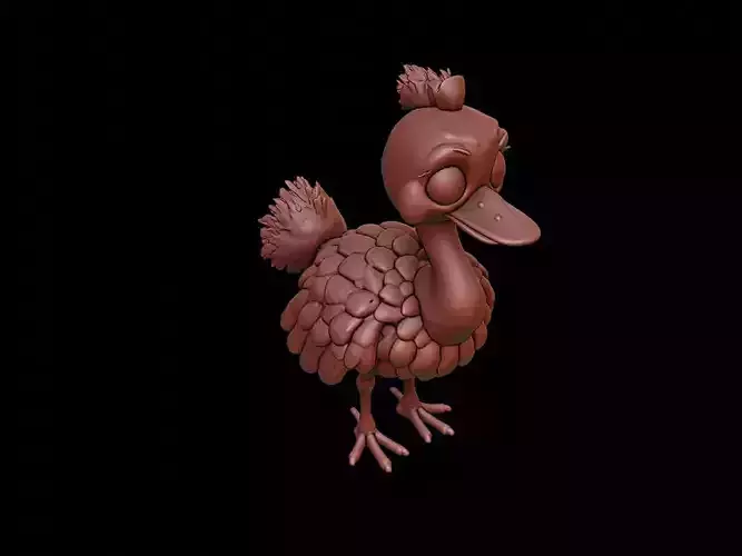 Ostrich Animal Cartoon