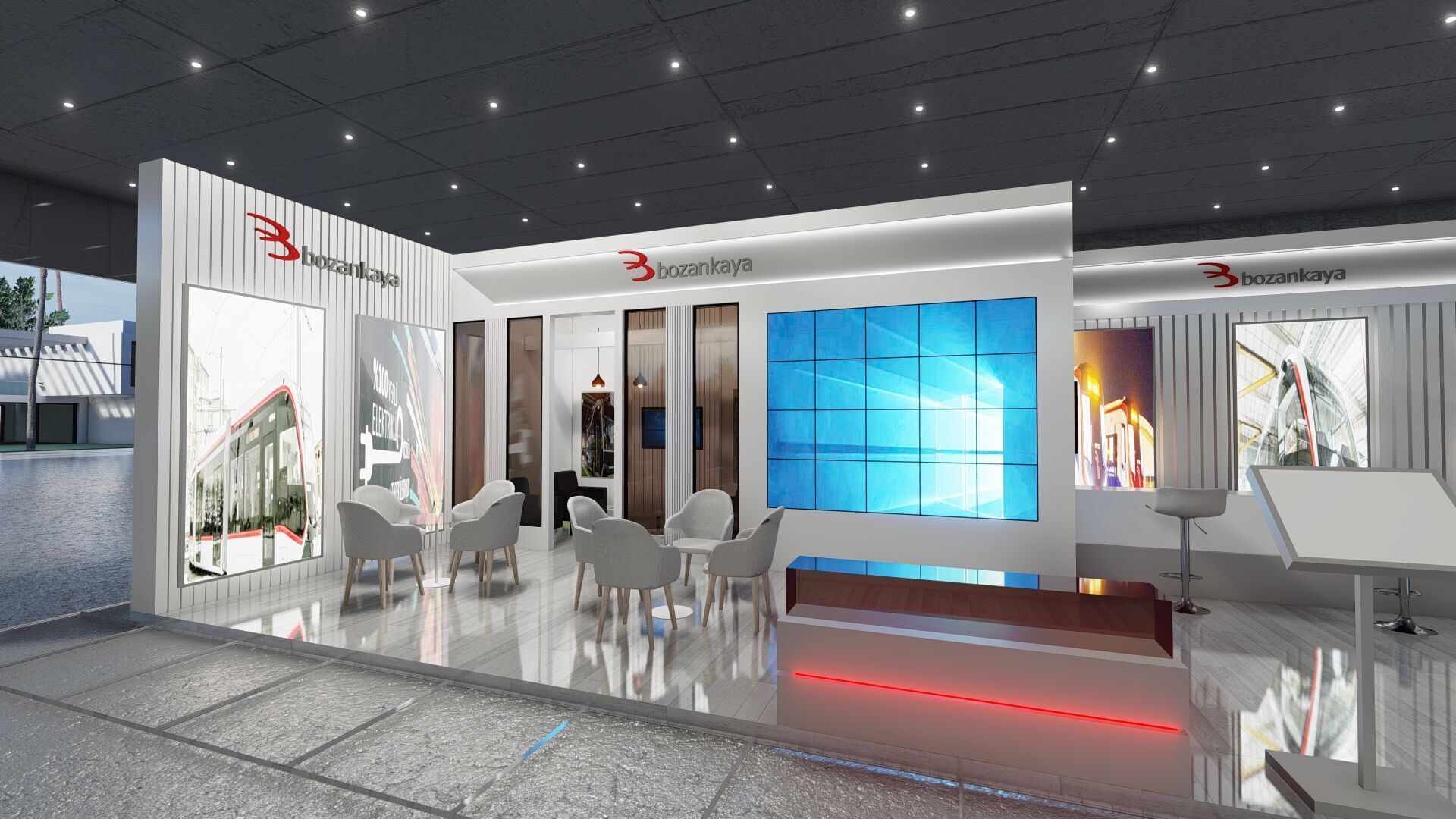 12x6 Exhibition Stand 3D model_3